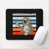 Schach Sloth langsamer Keckmatt in einem sonnigen Mousepad (Mit Mouse)