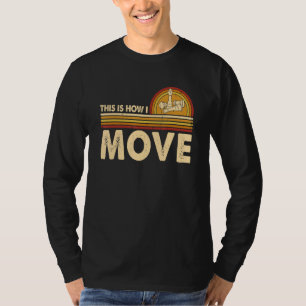 Schach So bewege ich mich Schachspieler Pun Quote T-Shirt