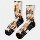 Schach Socken (Links)