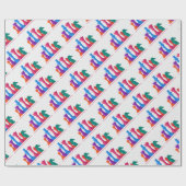 Schach-Spiel Geschenkpapier (Flach)