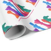 Schach-Spiel Geschenkpapier (Rolleneckpunkt)