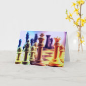 Schach-Spiel-Karte Karte (Gelbe Blume)