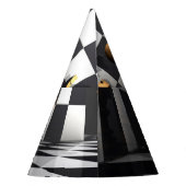 Schach-Spiel-König Partyhütchen (Rückseite)