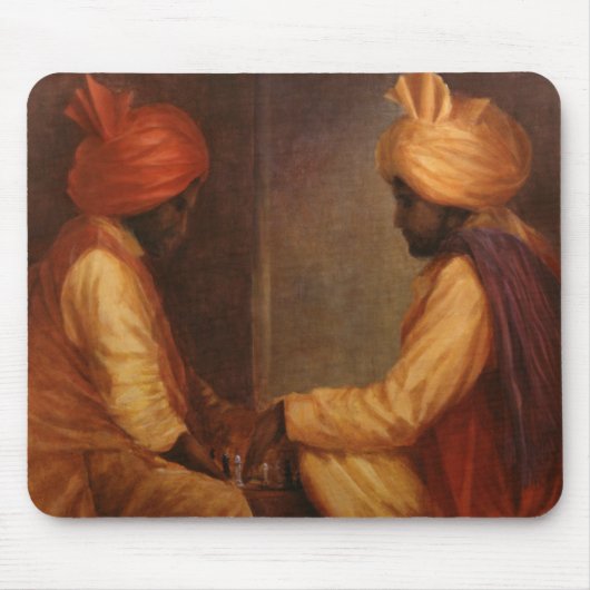 Schach-Spiel Mousepad (Vorne)