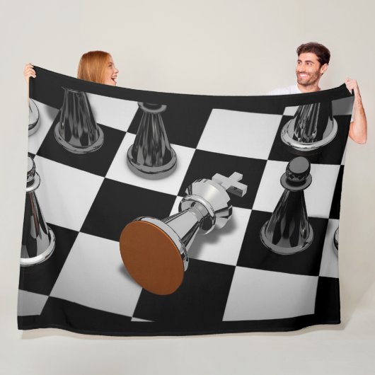 Schach-Spiel-Niederlagen-Fleece-Decke Fleecedecke (Beispiel)