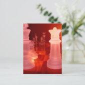 Schach-Spiel-Postkarte Postkarte (Stehend Vorderseite)