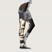 Schach-Spiel-Spiel Leggings (Rechts)