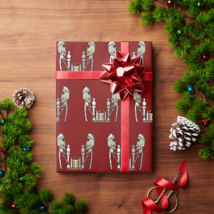 Schach spielen geschenkpapier