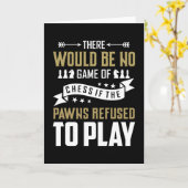 Schach spielen karte (Gelbe Blume)