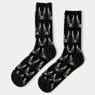 Schach spielen socken