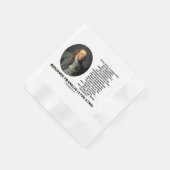 Schach spielen Vorsicht Benjamin Franklin Zitat Serviette (Ecke)