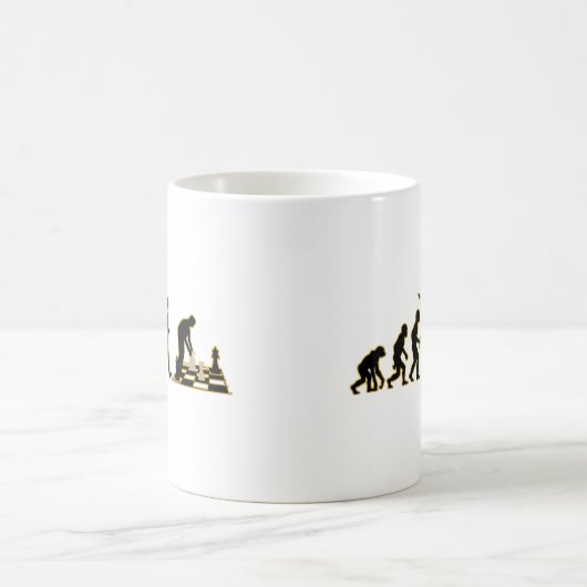 Schach-Spieler Kaffeetasse (Mittel)