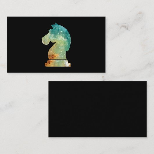 Schach Spieler Pferd Ritter Schach Lover Geschenk Begleitkarte (Vorne/Hinten)