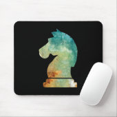 Schach Spieler Pferd Ritter Schach Lover Geschenk Mousepad (Mit Mouse)