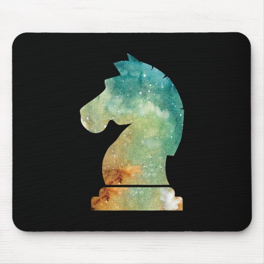 Schach Spieler Pferd Ritter Schach Lover Geschenk Mousepad (Vorne)