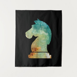 Schach Spieler Pferd Ritter Schach Lover Geschenk Wandteppich