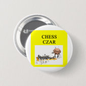 SCHACH-Spielerwitz Button (Vorne & Hinten)