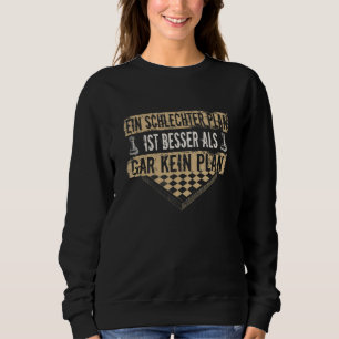 Schach-Sprichwort-Schach-Schachbrett-Schach des Sc Sweatshirt