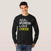 Schach Sprichwort Schach Spieler Echte Liebe Schac T-Shirt (Vorne ganz)
