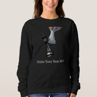 Schach-Strategie-Motivations-Grafiksweatshirt Sweatshirt