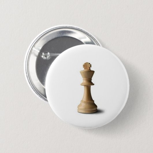 Schach-Stück Button (Vorne & Hinten)
