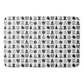 Schach-Stück-Muster Badematte (Vorderseite)