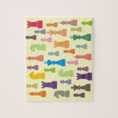 Schach-Stück-Puzzle Puzzle (Vertikal)