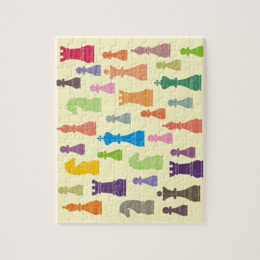 Schach-Stück-Puzzle Puzzle (Vertikal)