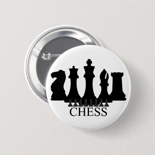Schach-Stück-Schlüsselkette Button (Vorne & Hinten)