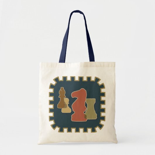 Schach-Stück-Tasche Tragetasche (Vorne)