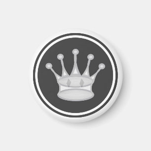 Schach-Stück-Weiß-Königin Magnet