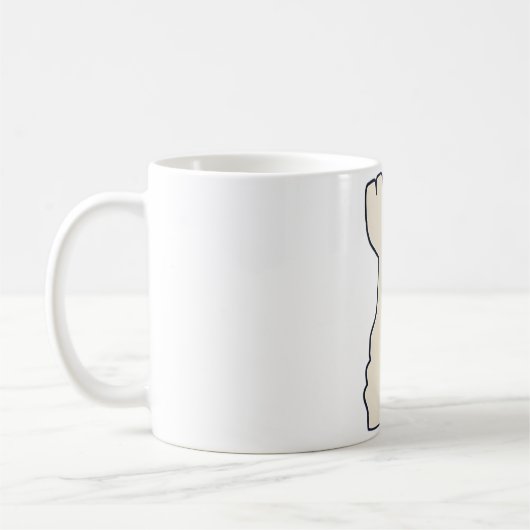 Schach � Süße Tier Kunst Kaffeetasse (Links)