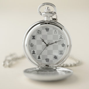 Schach-Taschen-Uhr Taschenuhr