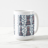 Schach-Tasse Kaffeetasse (VorderseiteRechts)