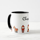Schach-Tasse Tasse (Vorderseite Links)