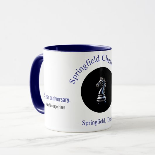 Schach-Tasse Tasse (Vorderseite Links)