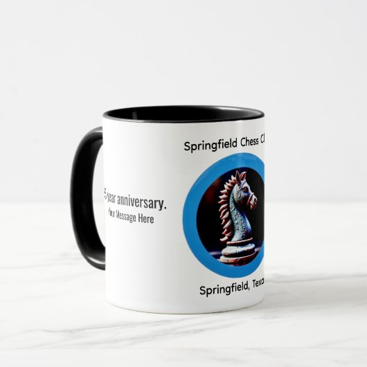 Schach-Tasse Tasse (Vorderseite Links)