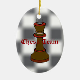 Schach-Team-oder Schach-Verein-Verzierung Keramikornament