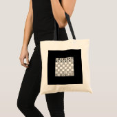 Schach Theme Tote Bag Tragetasche (Vorderseite (Produkt))