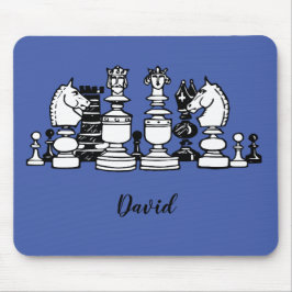 Schach Themed Personalisiert Mousepad