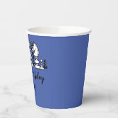 Schach Themed Personalisiert Paper Cups Pappbecher (Links)