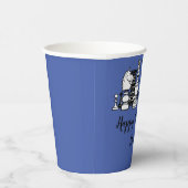 Schach Themed Personalisiert Paper Cups Pappbecher (Rechts)