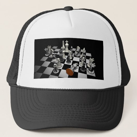 Schach Truckerkappe (Vorderseite)