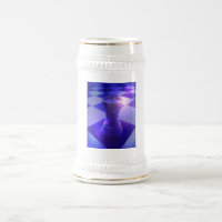 Schach-Turm-Bier-Tasse
