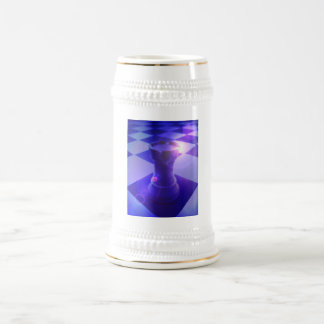 Schach-Turm-Bier-Tasse Bierglas