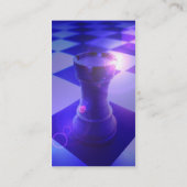 Schach-Turm-Visitenkarte Visitenkarte (Rückseite)