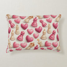 Schach- und Herz-Valentinsmuster
