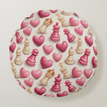 Schach- und Herz-Valentinsmuster