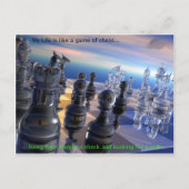 Schach und Leben Postkarte (Vorderseite)