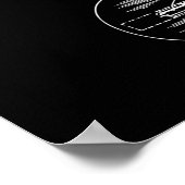 Schach- und Schachbrett-Game-Patent Poster (Ecke)